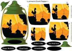 Lantern Card Topper Pyramid 2