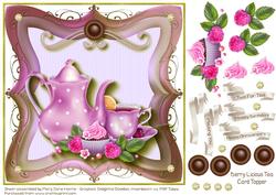 Berry-licious Tea Card Topper 3