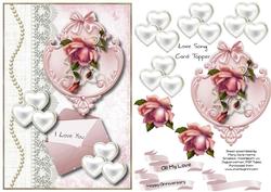 Love Song Card Topper 1