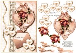 Love Song Card Topper 2