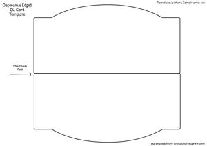 Decorative Edged Dl Card Template - Cu4cu