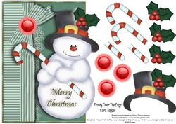 Frosty Over the Edge Card Topper