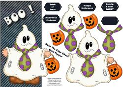 Over the Edge Ghost Card Topper