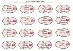 16 Pretty Birthday Tags 1
