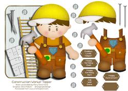 Construction Worker Topper