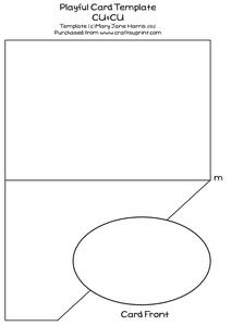 Playful Card Template - Cu4cu