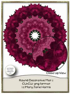 Round Decorative Mat 2 - Cu4cu
