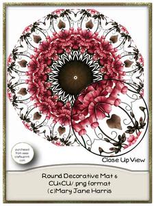 Round Decorative Mat 6 - Cu4cu