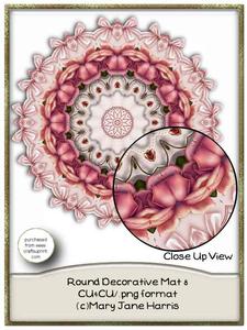 Round Decorative Mat 8 - Cu4cu