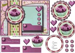 Cuppy Cake Topper