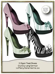 4 Open Toed Shoes - Cu4cu