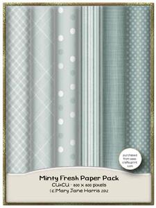 Minty Fresh Paper Pack - Cu4cu