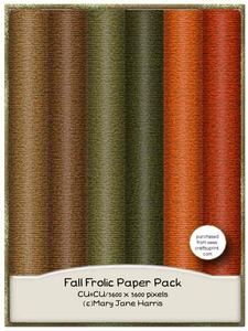Fall Frolic Paper Pack - Cu4cu