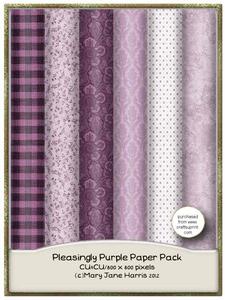 Pleasingly Purple Paper Pack - Cu4cu