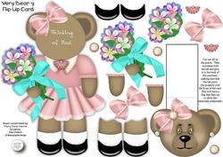 Very Bear-y Flip-up Card