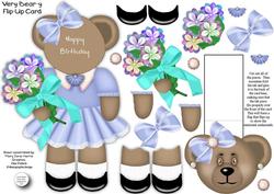 Very Bear-y Flip-up Card 2