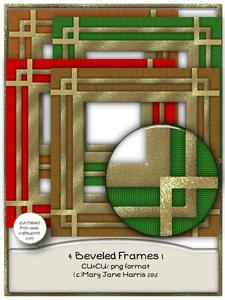 4 Beveled Frames Kit 1 - Cu4cu