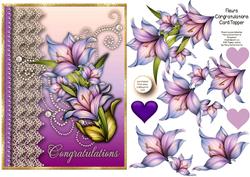 Fleurs Congratulations Card Topper 2