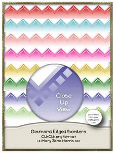 8 Diamond Edged Borders - Cu4cu
