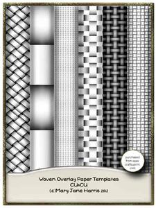 Woven Overlay Paper Templates - Cu4cu