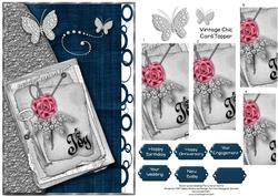 Vintage Chic Card Topper 1