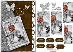Vintage Chic Card Topper 2