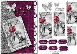 Vintage Chic Card Topper 3