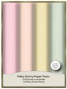 Polka-dotty Paper Pack 1 - Cu4cu