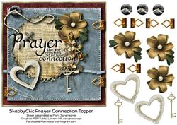 Shabby Chic Prayer Connection Topper 1