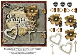 Shabby Chic Prayer Connection Topper 2