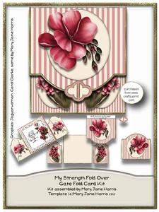 My Strength Fold Over Gate Fold Card Kit