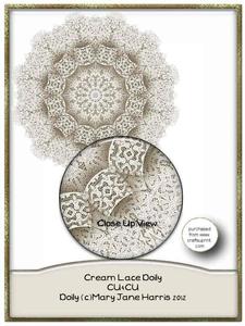 Cream Lace Doily - Cu4cu