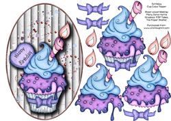 Birthday Cup Cake Topper 3