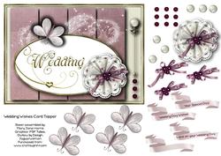 Wedding Wishes Card Topper 1