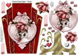 Passion Roses Topper & Card Stand 1