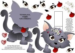 Kitten Flip-up Card 1