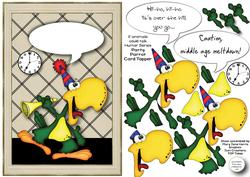 Party Parrot Card Topper