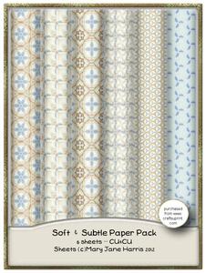 Soft & Subtle Paper Pack - Cu4cu
