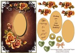 Romantique Roses & Diamonds Topper 1