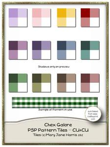 Chex Galore Psp Pattern Tiles - Cu4cu