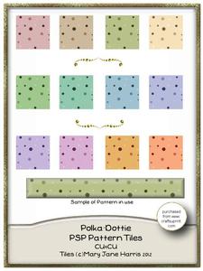 Polka-dottie Psp Pattern Tiles - Cu4cu