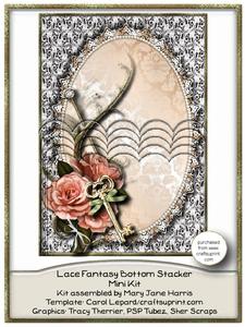 Lace Fantasy Bottom Stacker Mini Kit