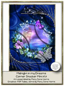Midnight in My Dreams Corner Stacker Mini Kit 1