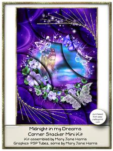 Midnight in My Dreams Corner Stacker Mini Kit 2