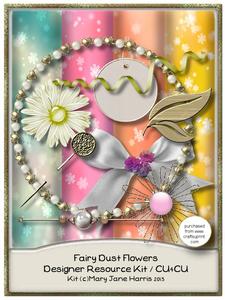 Fairy Dust Flowers Designer Resource Kit - Cu4cu
