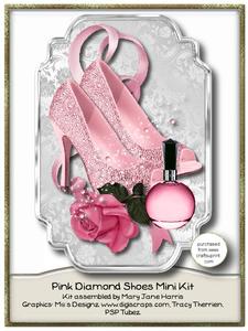 Pink Diamond Shoes Mini Kit