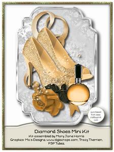 Gold Diamond Shoes Mini Kit