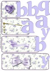 4 Page Baby Word Book 1