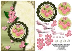 Raspberry Shake Card Topper 1