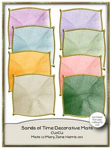 Sands of Time Decorative Mats - Cu4cu